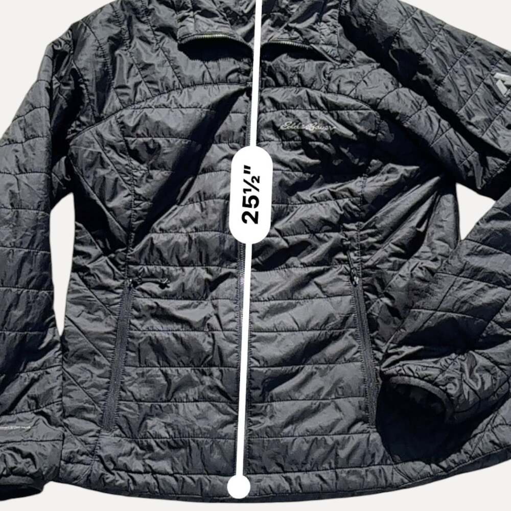 Eddie Bauer First Ascent Pertex Quantum Eco Quilted Jacket Black ~Size S - Picture 14 of 16